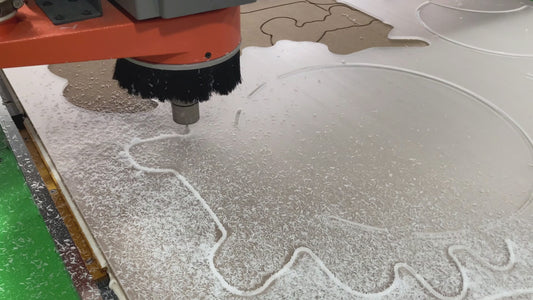 LED Sign Mount Fuji, Ukiyo-e Inspired, Red Moon, Japan Wall Art.